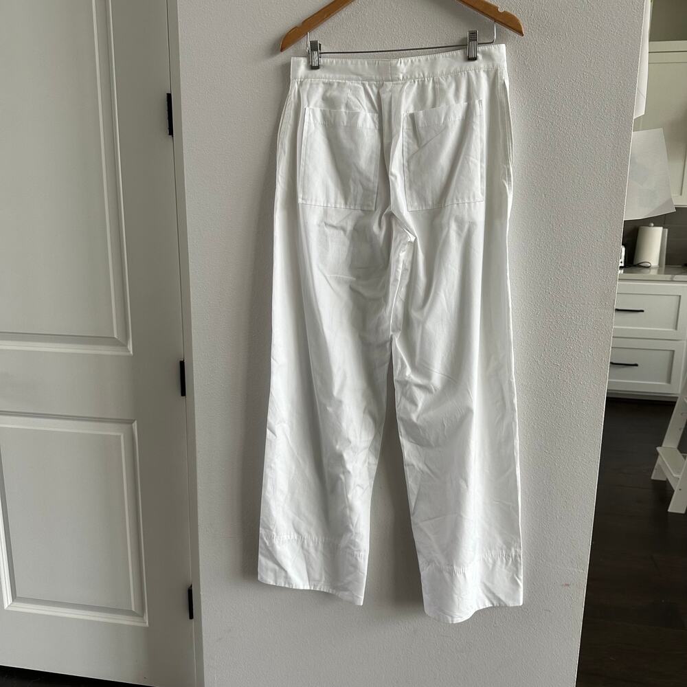Toteme Twisted-Seam Cotton Straight Leg Pants NWOT - Picture 6 of 7